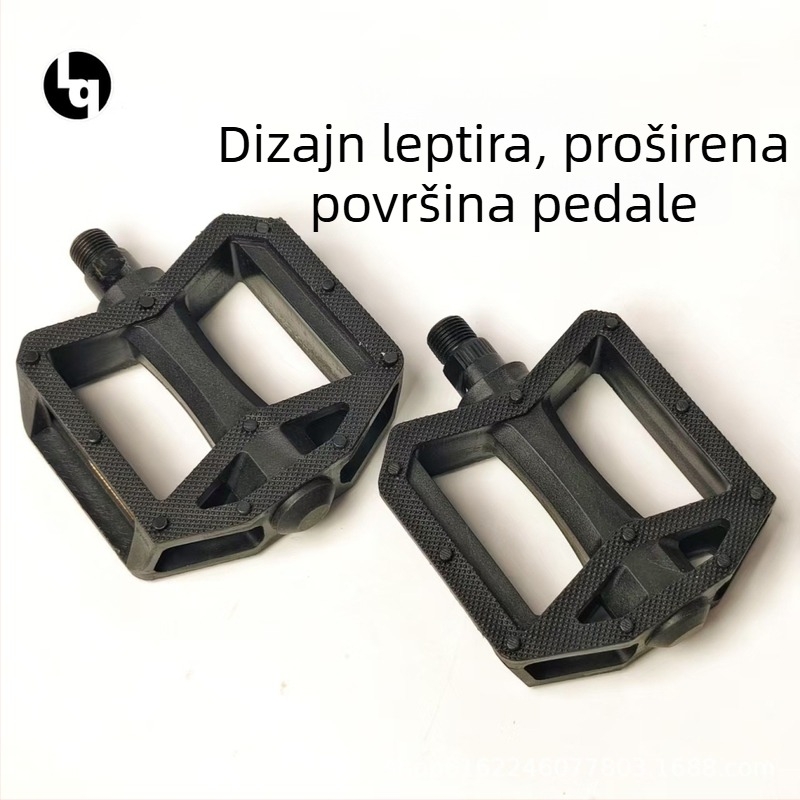 Pedale s proširenom podnom površinom za planinske, cestovne i sklopive bicikle; Materijal: inženjerske plastike, Model 0027, Marka: Strong and Brave, Kod proizvoda Jt-805 897-1