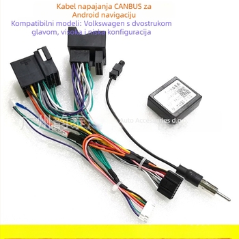 VW Android navigacijski kabelski adapter 16P – VW-65, bakar, 0,6 kg, audio modifikacija