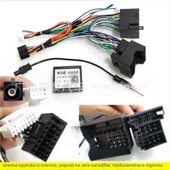 VW Android navigacijski kabelski adapter 16P – VW-65, bakar, 0,6 kg, audio modifikacija