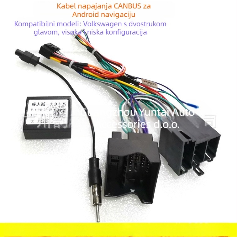 VW Android navigacijski kabelski adapter 16P – VW-65, bakar, 0,6 kg, audio modifikacija