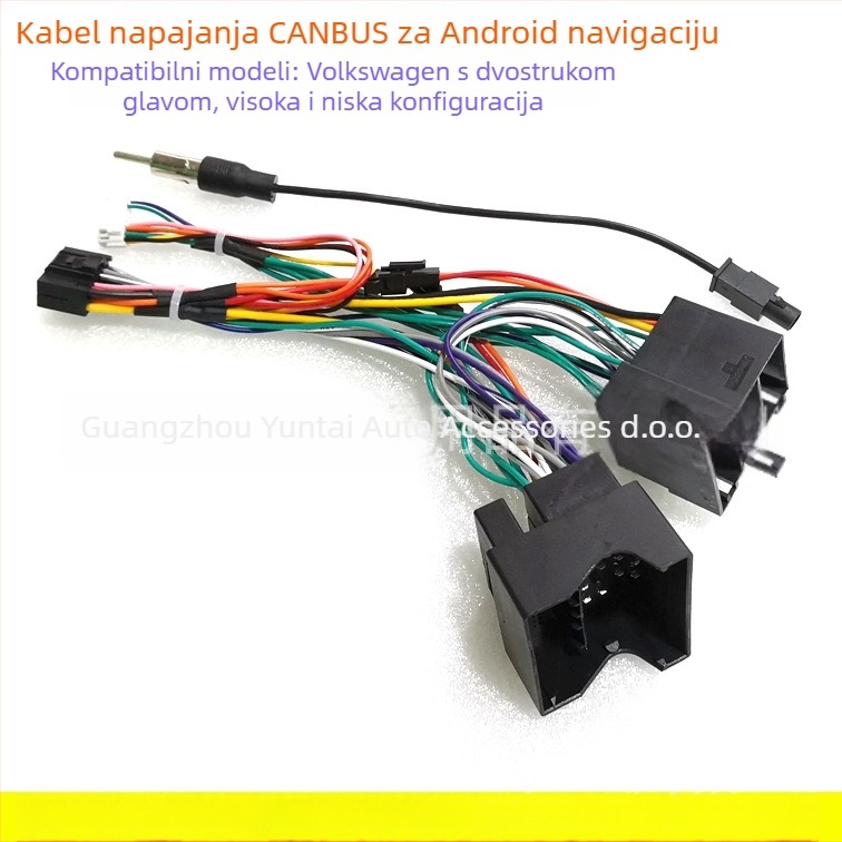 VW Android navigacijski kabelski adapter 16P – VW-65, bakar, 0,6 kg, audio modifikacija