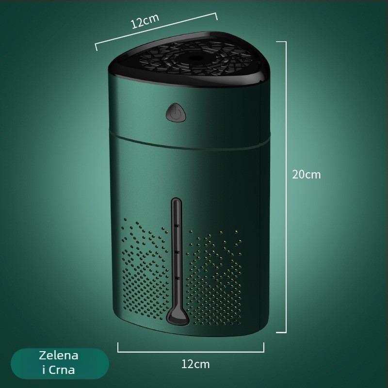Kućni ovlaživač zraka i pročišćivač zraka (Aromaterapija, USB napajanje, stolni, 31–40 m², 1 izlaz magle)