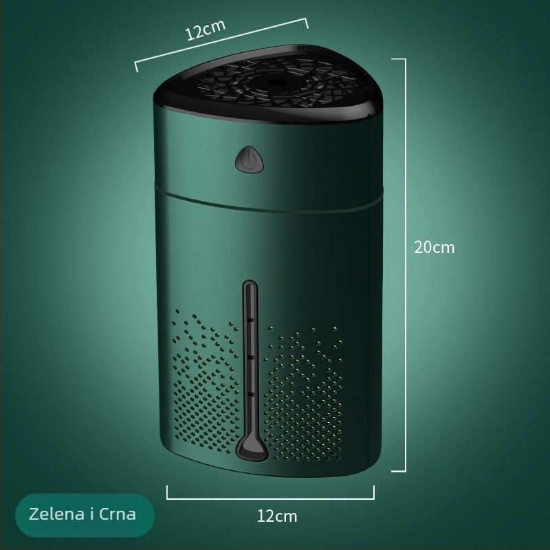 Kućni ovlaživač zraka i pročišćivač zraka (Aromaterapija, USB napajanje, stolni, 31–40 m², 1 izlaz magle)