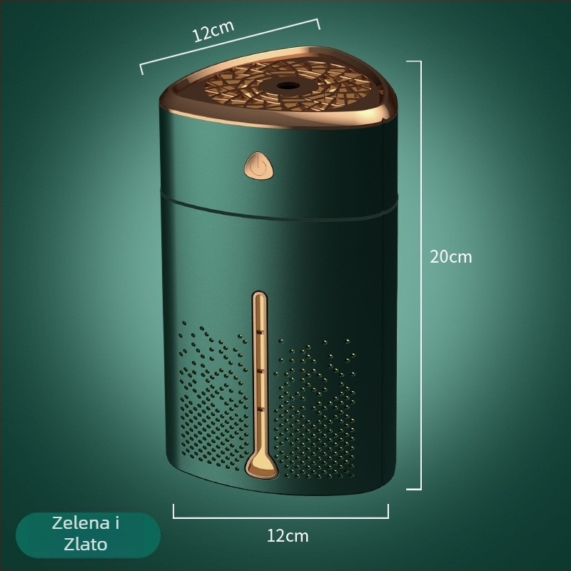 Kućni ovlaživač zraka i pročišćivač zraka (Aromaterapija, USB napajanje, stolni, 31–40 m², 1 izlaz magle)