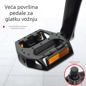 Iron Ride Aluminijski pedali za planinski bicikl – aluminijski pedali, protuklizni, za planinske bicikle