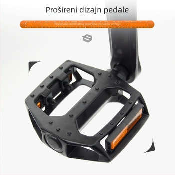 Iron Ride Aluminijski pedali za planinski bicikl – aluminijski pedali, protuklizni, za planinske bicikle