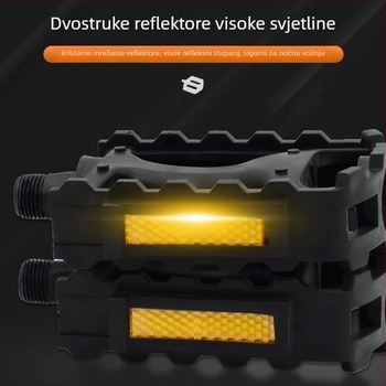 Iron Ride Aluminijski pedali za planinski bicikl – aluminijski pedali, protuklizni, za planinske bicikle