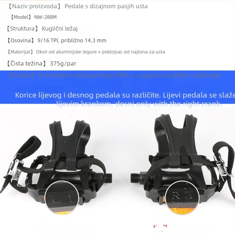 Mi.xim pedale za planinski i fixie bicikl – privatna marka, nije uvezeno