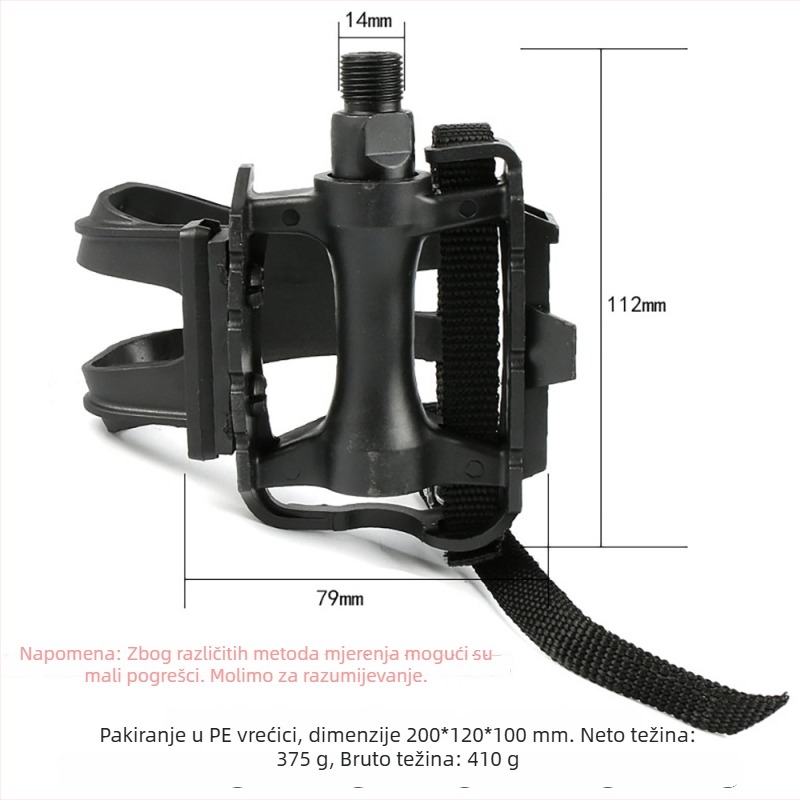 Mi.xim pedale za planinski i fixie bicikl – privatna marka, nije uvezeno