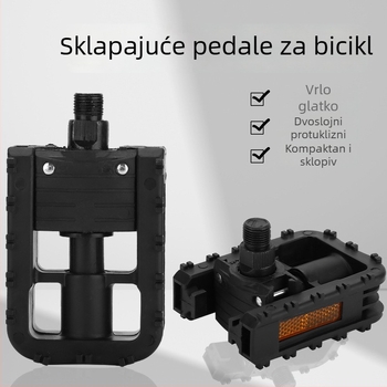 CUAKEX 149 Sklopivi pedali za bicikl, plastični najlon, kompatibilni sa svim modelima
