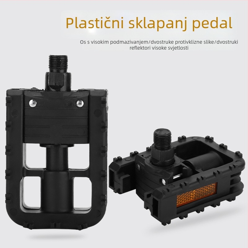 CUAKEX 149 Sklopivi pedali za bicikl, plastični najlon, kompatibilni sa svim modelima