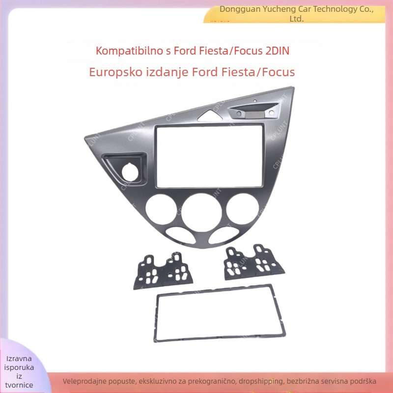 Centralni okvir navigacije Ford Fiesta/Focus (europska verzija) - Materijal ABS i PC; marka Cplunt, cpzisng; kompatibilno s Ford Fiesta/Focus 2006; težina 300 g