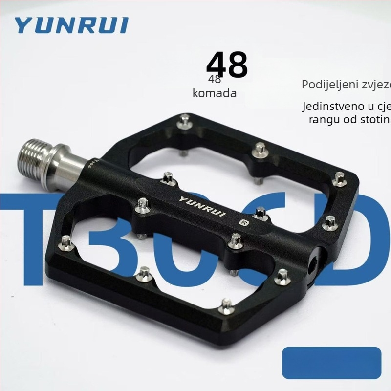 Peda za bicikl - aluminijska legura, CNC obrađeno, ultra lagano, model T102; kompatibilno s planinskim biciklima, cross-country, downhill, sklopivim cestovnim biciklima i rekreacijskim vozilima.