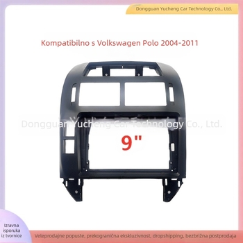 Android okvir za navigacijski sustav na VW Polo radio ploču - ABS+PC, kompatibilan s VW Polo 2004–2011, težina 1 kg