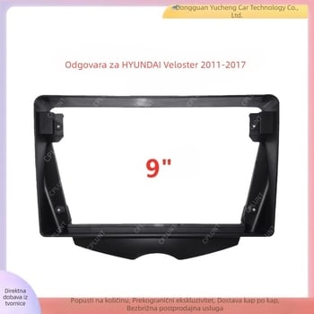 Okvir za središnju konzolu i navigacijski DVD za Hyundai Veloster (2011–2017) – svestran skup rama
