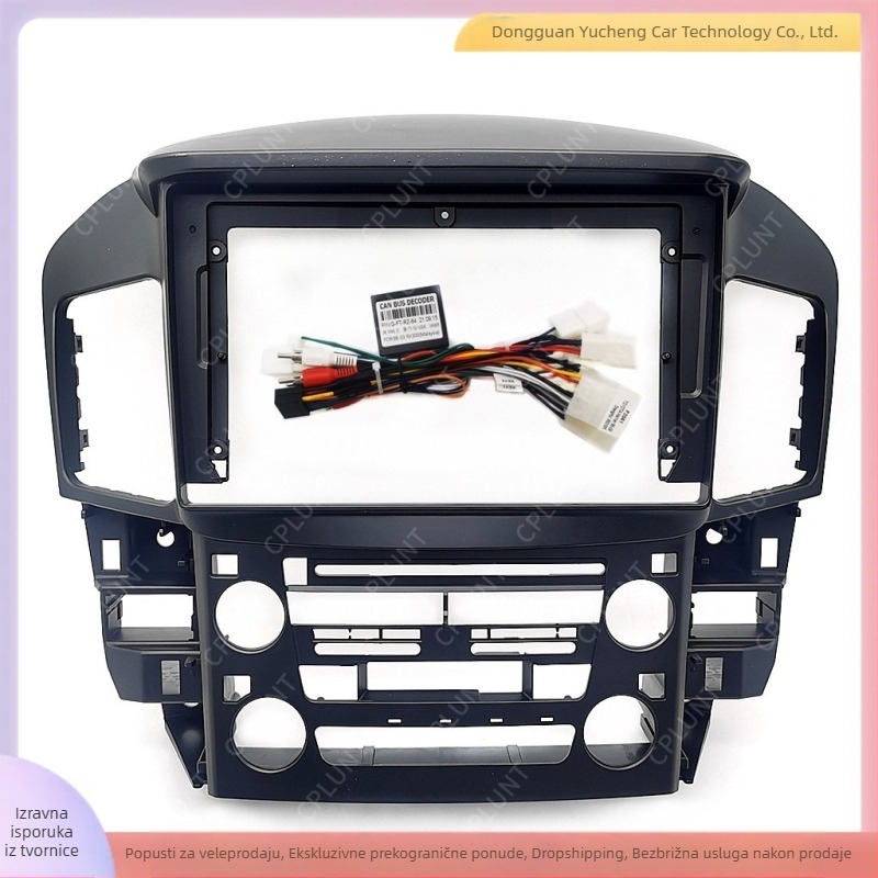 Android navigacijski DVD okvir za Lexus RX300 i Toyota Harrier — ABS+PC, kompatibilno s modelima 1998–2003, težina 1 kg