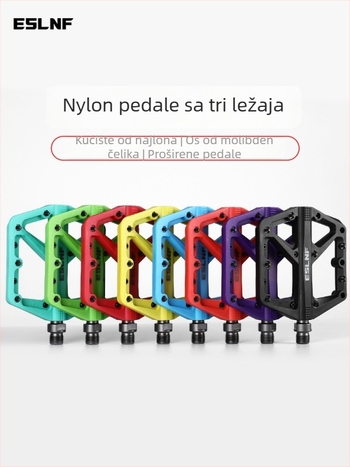 Pedale za bicikl Eslnf/esslon – tri ležaje, tijelo od najlona i osovina od molibden čelika, za cestovne, brdske i druge bicikle