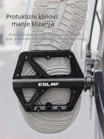 Pedale za bicikl Eslnf/esslon – tri ležaje, tijelo od najlona i osovina od molibden čelika, za cestovne, brdske i druge bicikle