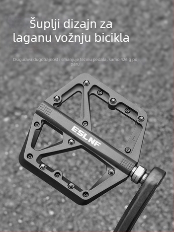 Pedale za bicikl Eslnf/esslon – tri ležaje, tijelo od najlona i osovina od molibden čelika, za cestovne, brdske i druge bicikle