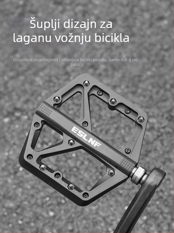 Pedale za bicikl Eslnf/esslon – tri ležaje, tijelo od najlona i osovina od molibden čelika, za cestovne, brdske i druge bicikle