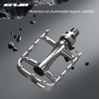 Gub QR-003 pedale za bicikl, kućište od aluminijske legure i osovina od krom-molibden čelika