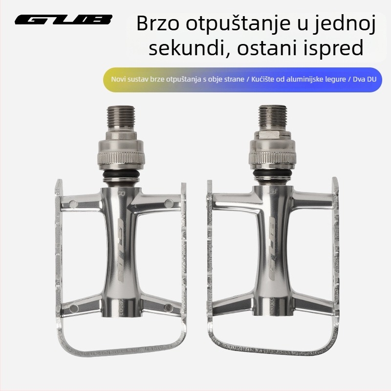 Gub QR-003 pedale za bicikl, kućište od aluminijske legure i osovina od krom-molibden čelika