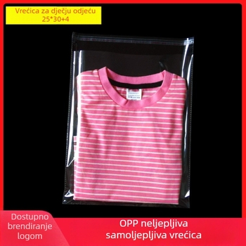 OPP samoljepljiva vrećica 12x17, vrećica za pakiranje nakita, prozirna vrećica za zatvaranje peruka, duga plastična vrećica