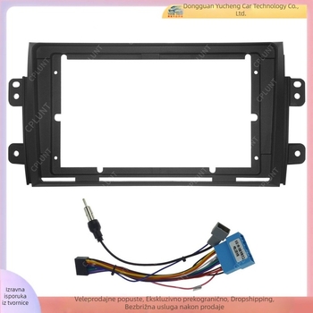 Okvir srednje konzole za DVD navigaciju za Suzuki SX4 Tianyu – ABS+PC, težina 1 kg, kompatibilni modeli 2006–2014