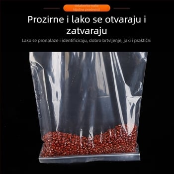 Prozirne PE vrećice za samozatvaranje, čvrste, za nakit i pakiranje