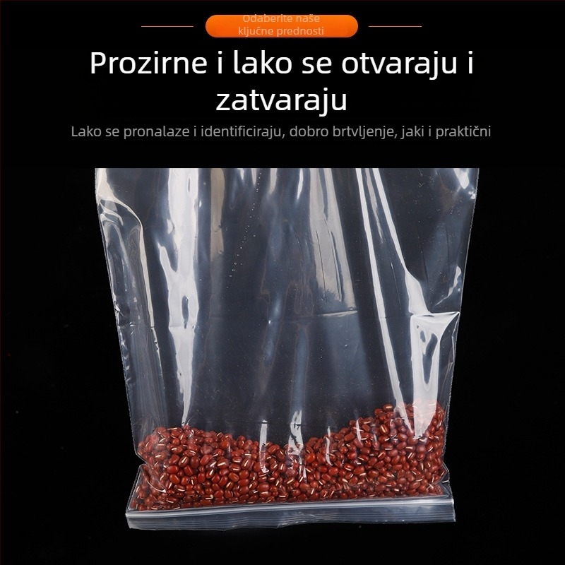 Prozirne PE vrećice za samozatvaranje, čvrste, za nakit i pakiranje