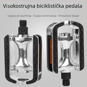 WEST BIKING YP0802078 Pedale za bicikl od aluminijske legure sa protukliznom površinom, par