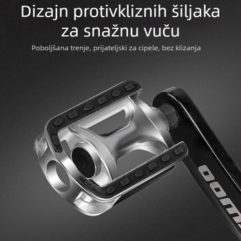 WEST BIKING YP0802078 Pedale za bicikl od aluminijske legure sa protukliznom površinom, par