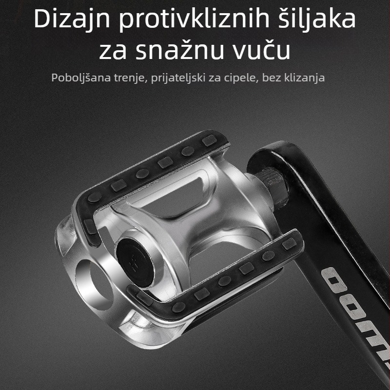 WEST BIKING YP0802078 Pedale za bicikl od aluminijske legure sa protukliznom površinom, par