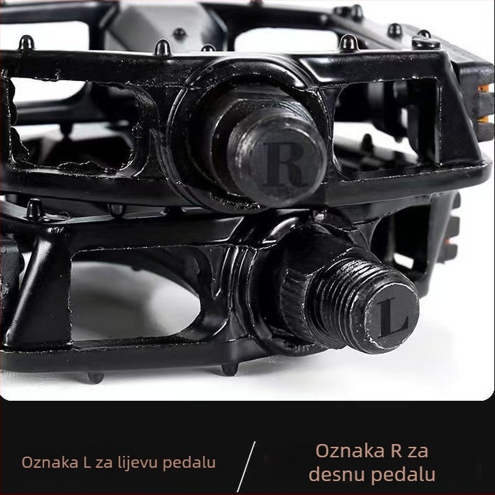 Pedaale za bicikl za brdske bicikle, aluminijska legura, protuklizni, Model Ja-059, Marka Jeo, Kod proizvoda 059