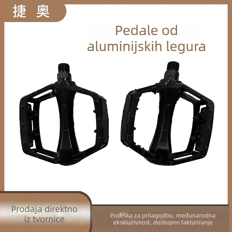 Pedaale za bicikl za brdske bicikle, aluminijska legura, protuklizni, Model Ja-059, Marka Jeo, Kod proizvoda 059