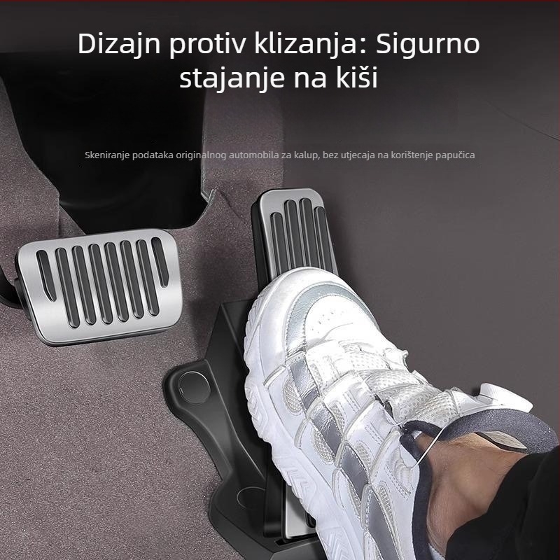 Fangchengbao Titanium 7 Titanium 3 pedalama – unutarnji anti-slip dekorativni pribor za pedale gasa i kočnice, bez bušenja