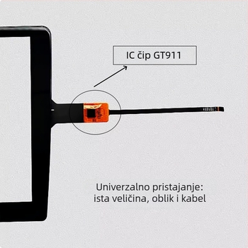 Android automobil navigacijski dodirni zaslon GT911 – univerzalni vanjski zaslon za DVD sustav i središnju kontrolu
