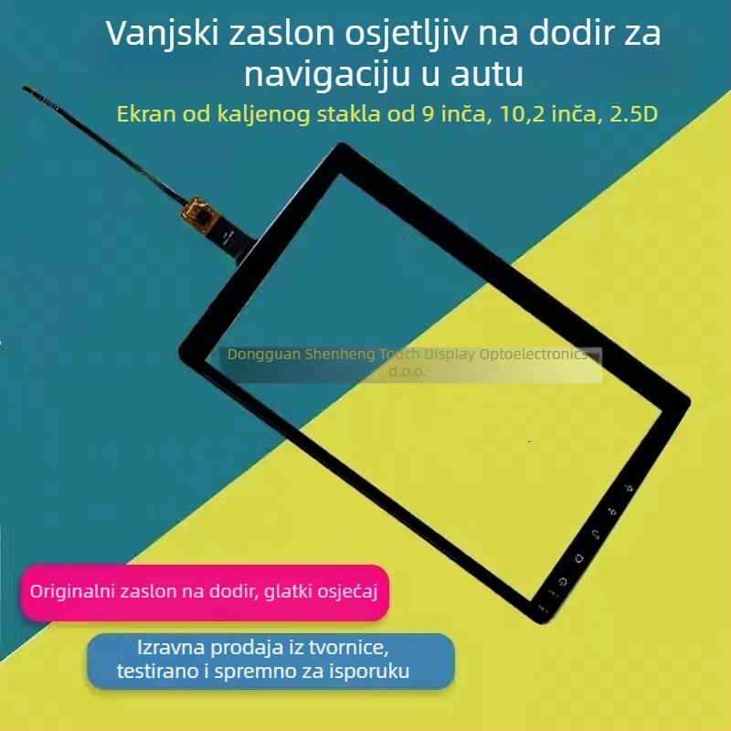 Android automobil navigacijski dodirni zaslon GT911 – univerzalni vanjski zaslon za DVD sustav i središnju kontrolu
