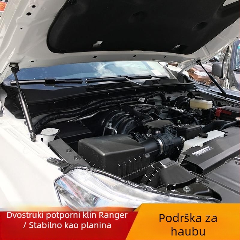 Ford Ranger hidraulična šipka za poklopac, duljina 350 mm, 45# karbonska čelika, kompatibilan s 2009-2023 Ranger, T9 (2023-2024) i Everest (2023-2024) – Marka Guheng