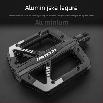 Wheel Up HTL-151K pedale za bicikl, od aluminijskog legura, s ležajevima, univerzalni protuklizni povećani pedali za planinske, cestovne i sklopive bicikle