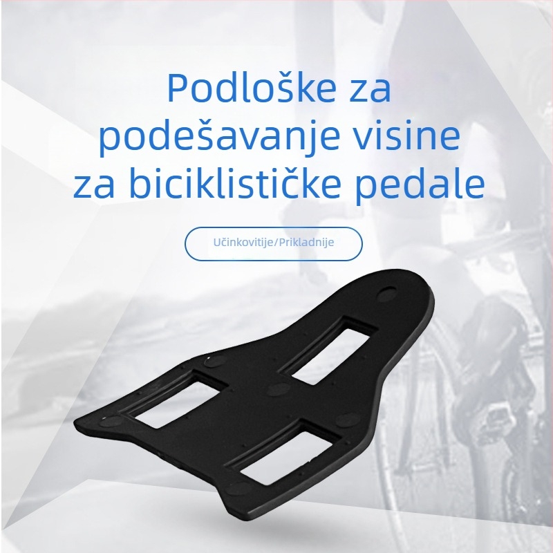 Spacer pločica za pedale za cestovni bicikl, lagana, podložka za podešavanje visine za cipele