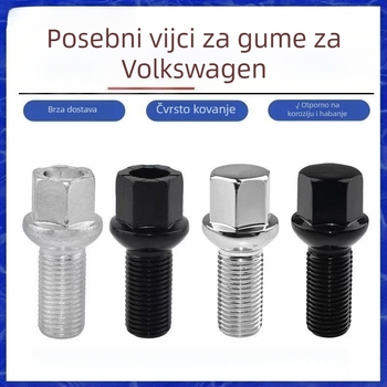 Vijci i matice za kotače za modele Volkswagen: Sagitar, Bora, T-Roc, Lamando, Touran, Tiguan, T-Cross
