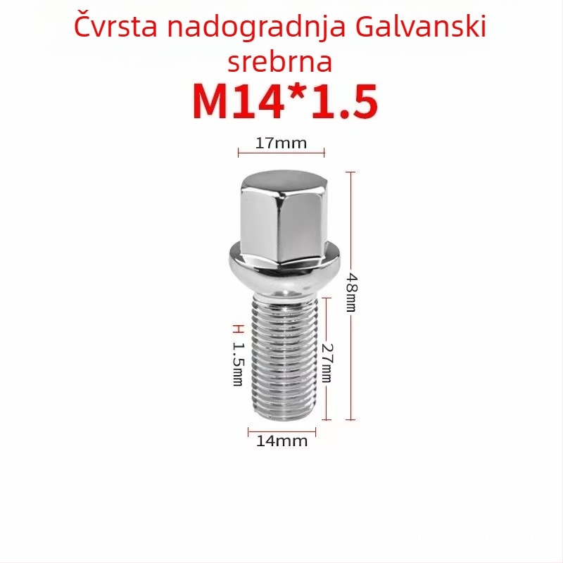 Vijci i matice za kotače za modele Volkswagen: Sagitar, Bora, T-Roc, Lamando, Touran, Tiguan, T-Cross