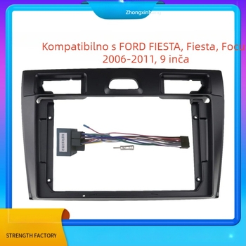 Okvir središnje konzole za DVD navigaciju za Ford Fiesta/Focus – ABS+PC, kompatibilno s modelima 2006–2011, 0,5 kg