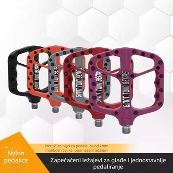 Pedale za planinski bicikl sa širokim nylonskim ležajem – NL24-A, Model NL24-A, Materijal: Nylon
