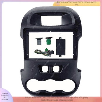 Okvir za navigaciju u vozilu (DVD panel) – modulirani okvir za Ford Ranger i F-250 (ABS+PC • Kompatibilnost: Ford Ranger, F-250 • Godišta modela: 2011–2015 • Težina: 1 kg)