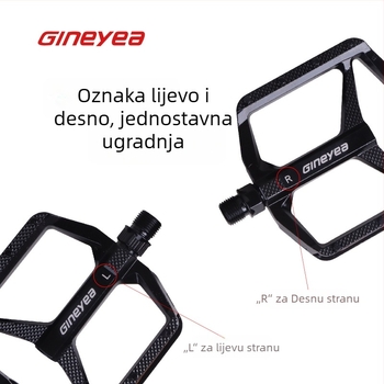 Pedale za bicikl od aluminijske legure M511 s dvostrukim DU ležajem za planinske i gradske bicikle