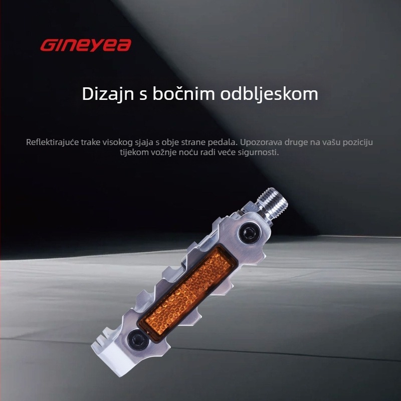 Gineyea/Jingye K505f pedale od aluminijske legure za sklopive i planinske bicikle