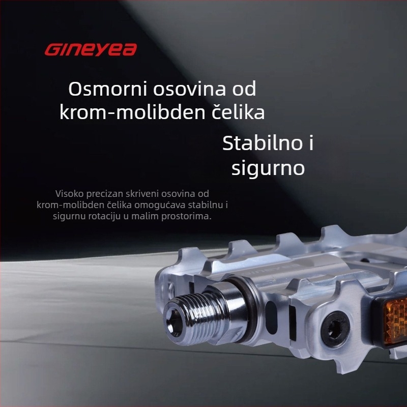 Gineyea/Jingye K505f pedale od aluminijske legure za sklopive i planinske bicikle