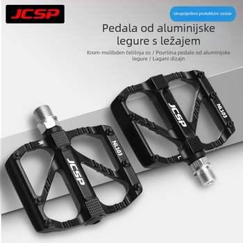 Jcsp NL103 pedale za bicikl – aluminijska legura, protuklizne, DU ležajevi, pogodne za bicikle, planinske, sklopive i cestovne bicikle